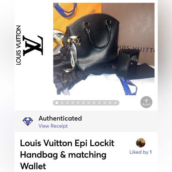 ⭐️FALL SALE⭐️ Louis Vuitton Black Epi Lockit Vertical Satchel - Picture 16 of 16